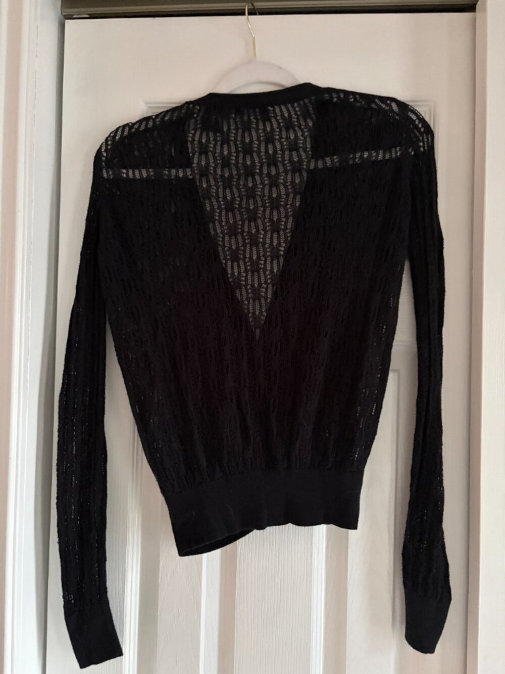 Moda Int'l crochet sweater - Picture 2 of 2